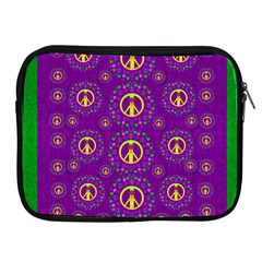 Peace Be With Us In Love And Understanding Apple Ipad 2/3/4 Zipper Cases by pepitasart