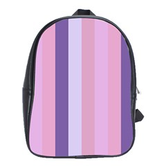 Violet Stars School Bag (xl) by snowwhitegirl