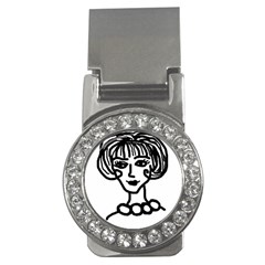 20s Girl Money Clips (cz) 