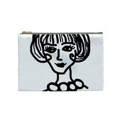 20s Girl Cosmetic Bag (medium)  by snowwhitegirl