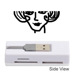 20s Girl Memory Card Reader (stick)  by snowwhitegirl