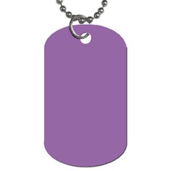 Another Purple Dog Tag (one Side)