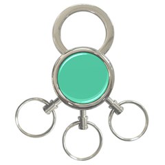 Seafoamy Green 3-ring Key Chains