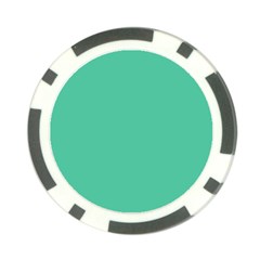 Seafoamy Green Poker Chip Card Guard (10 Pack)