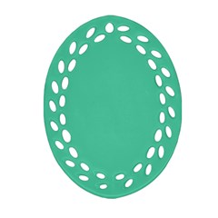 Seafoamy Green Ornament (oval Filigree)