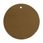 Brownish Ornament (Round) Front