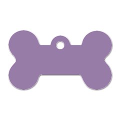 Grape Light Dog Tag Bone (two Sides)