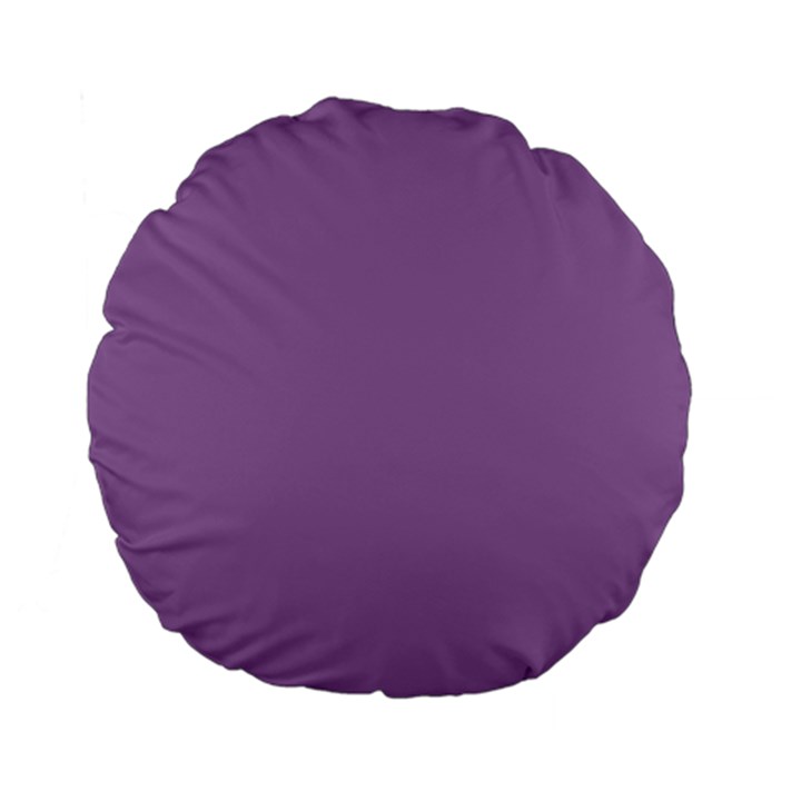 Uva Purple Standard 15  Premium Flano Round Cushions