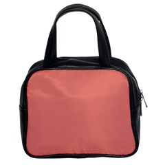 Late Peach Classic Handbags (2 Sides) by snowwhitegirl