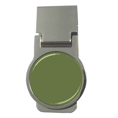 Earth Green Money Clips (round) 