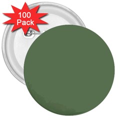 Army Green 3  Buttons (100 Pack)  by snowwhitegirl