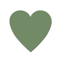 Army Green Heart Magnet