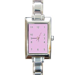 Lilac Star Rectangle Italian Charm Watch