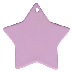 Lilac Star Star Ornament (two Sides)