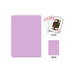 Lilac Star Playing Cards (mini)  by snowwhitegirl