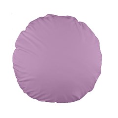 Lilac Star Standard 15  Premium Round Cushions by snowwhitegirl