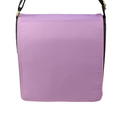 Lilac Star Flap Messenger Bag (l)  by snowwhitegirl