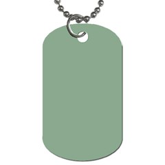 Mossy Green Dog Tag (one Side)