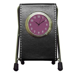 Medium Grape Pen Holder Desk Clocks