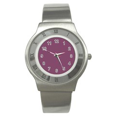 Medium Grape Stainless Steel Watch
