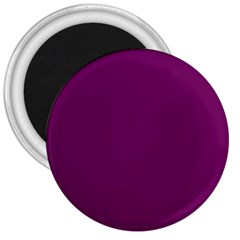 Magenta Ish Purple 3  Magnets by snowwhitegirl