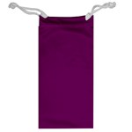Magenta Ish Purple Jewelry Bag Back