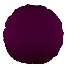 Magenta Ish Purple Large 18  Premium Round Cushions