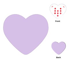 Baby Lilac Playing Cards (heart)  by snowwhitegirl