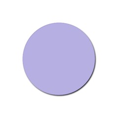 Violet Sweater Rubber Round Coaster (4 Pack) 