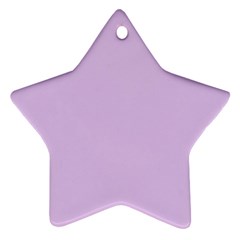 Lilac Morning Star Ornament (two Sides)