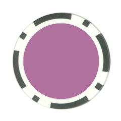 Silly Purple Poker Chip Card Guard by snowwhitegirl