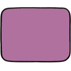 Silly Purple Double Sided Fleece Blanket (mini)  by snowwhitegirl