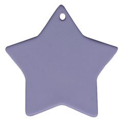 Grey Violet Star Ornament (two Sides)