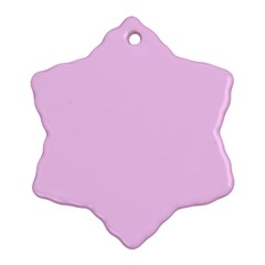 Soft Pink Ornament (snowflake)