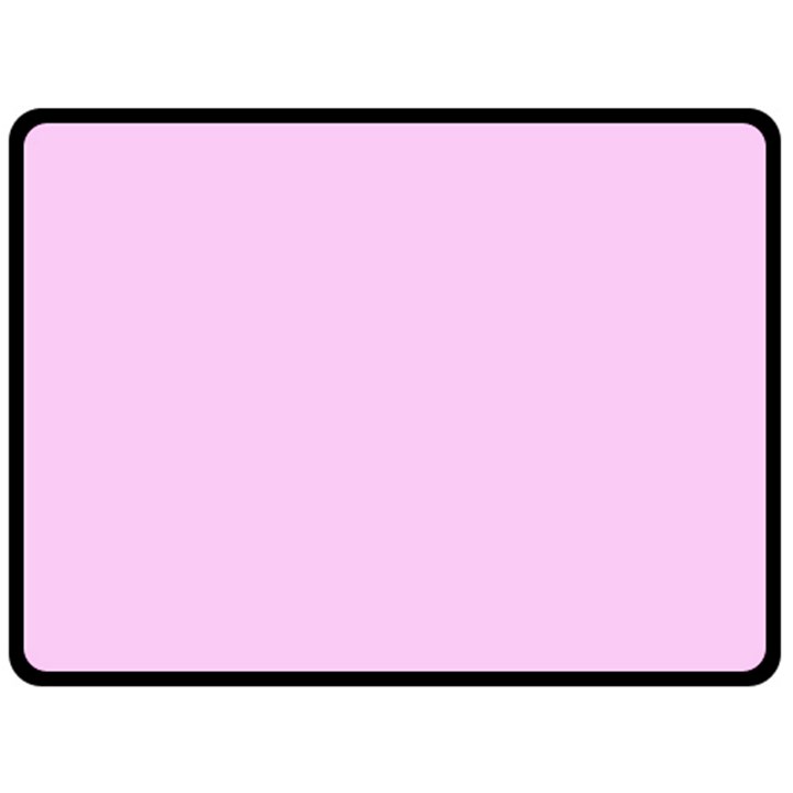 Soft Pink Double Sided Fleece Blanket (Large) 
