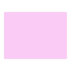 Soft Pink Double Sided Flano Blanket (mini) 