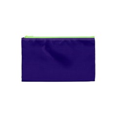 Dark Grape Purple Cosmetic Bag (xs) by snowwhitegirl