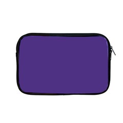 Dark Grape Purple Apple Macbook Pro 13  Zipper Case by snowwhitegirl