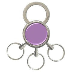 Grey Lily 3-ring Key Chains