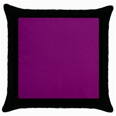 Grape Juice Throw Pillow Case (black)