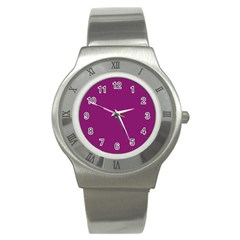 Grape Juice Stainless Steel Watch