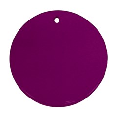 Grape Juice Round Ornament (two Sides)