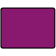 Grape Juice Double Sided Fleece Blanket (large) 