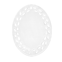 Dove Ornament (oval Filigree) by snowwhitegirl