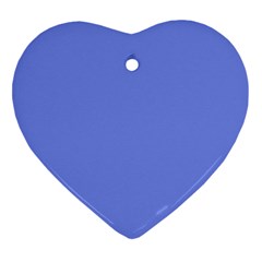 Lake Blue Heart Ornament (two Sides)