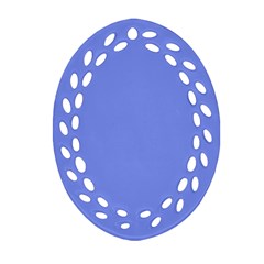 Lake Blue Ornament (oval Filigree)