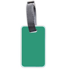 Teal Ocean Luggage Tags (one Side) 