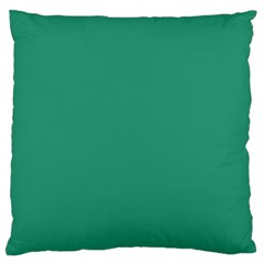 Teal Ocean Standard Flano Cushion Case (one Side) by snowwhitegirl