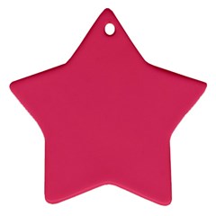 Rosey Day Star Ornament (two Sides)