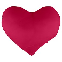 Rosey Day Large 19  Premium Heart Shape Cushions by snowwhitegirl